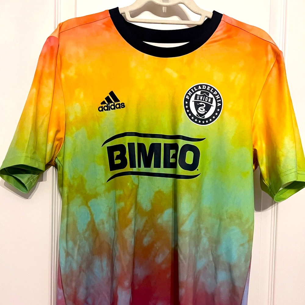 Philadelphia Union Tie Dye pre-match jersey.